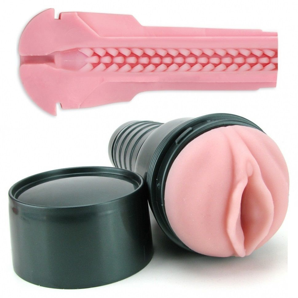 Реалистичный мастурбатор с вибрацией Vibro Pink Lady Touch