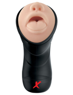 Мастурбатор-ротик deep throat vibrating stroker