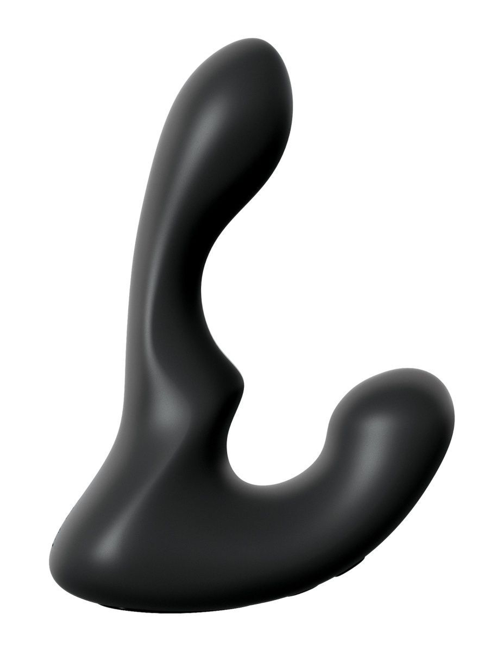 Черный анальный вибростимулятор p-spot milker - 14 см.