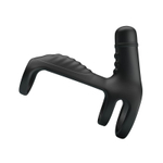 Черная вибронасадка на пенис vibrating penis sling