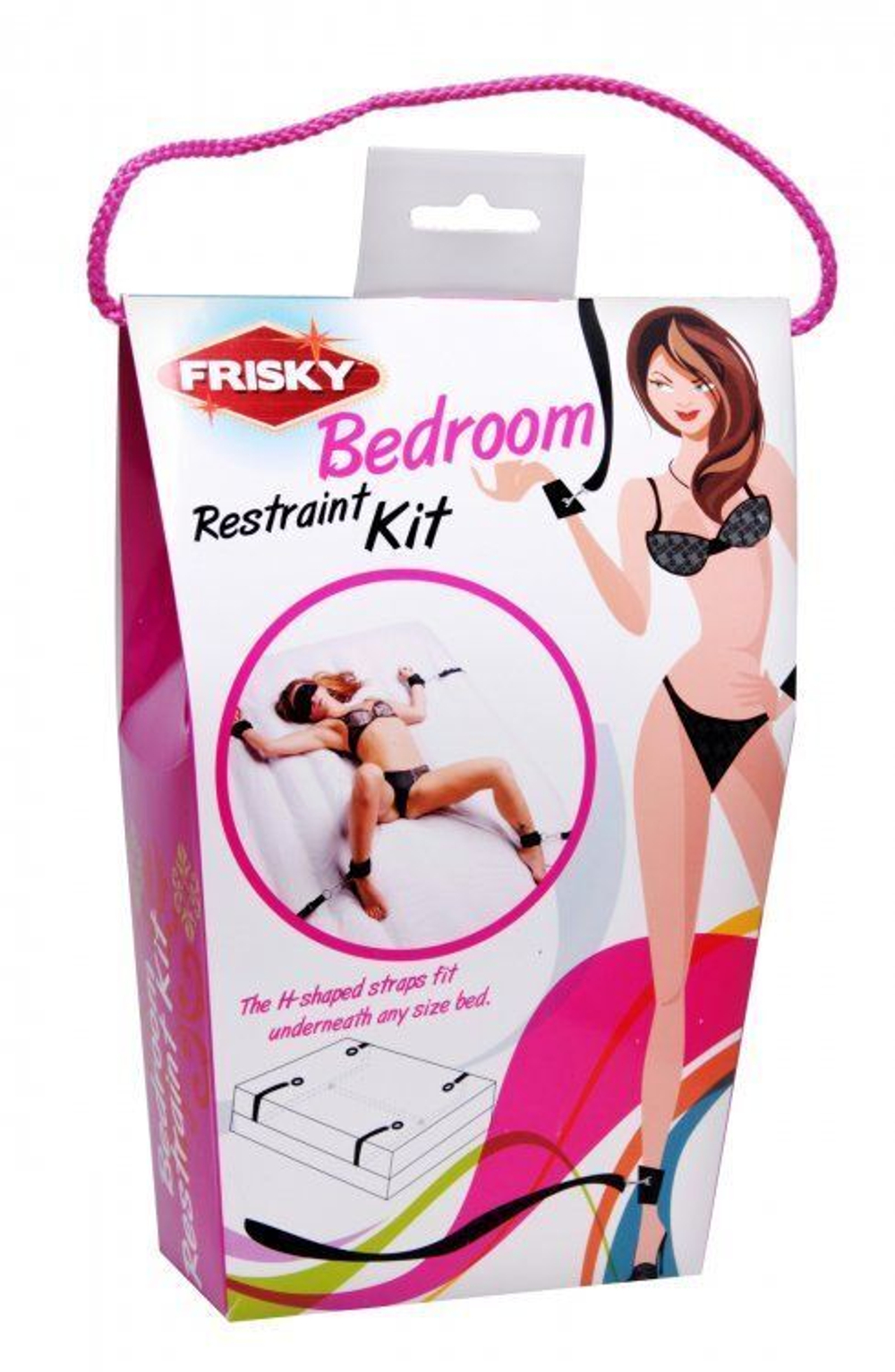 Бондаж для фиксации на кровати frisky bedroom restraint kit