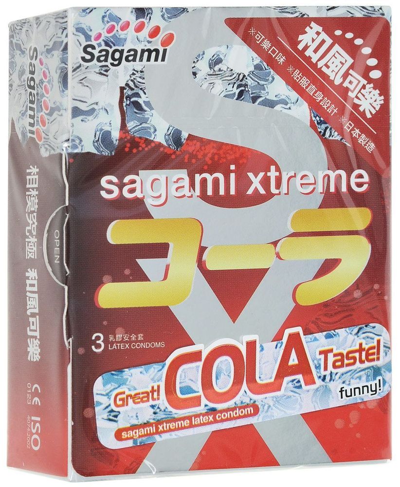Ароматизированные презервативы sagami xtreme