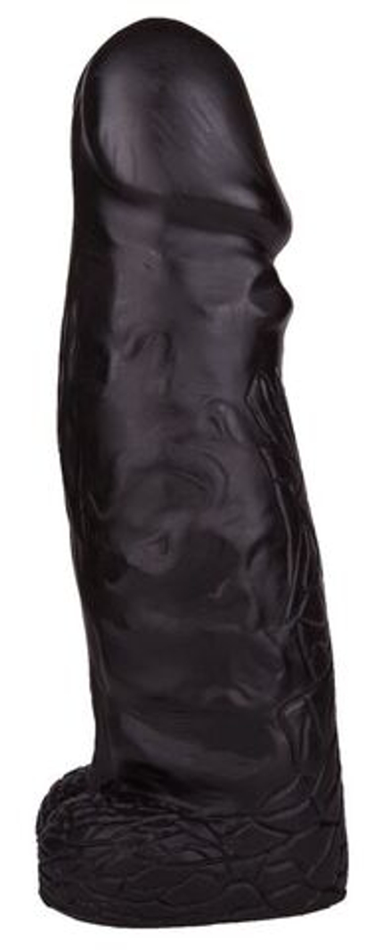 Чёрный фаллоимитатор-гигант despot - 28 см.