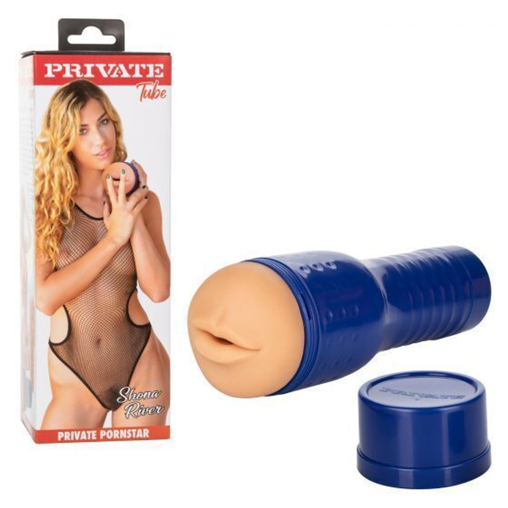 Вибрационный реалистичный ротик Shona River Mouth Tube