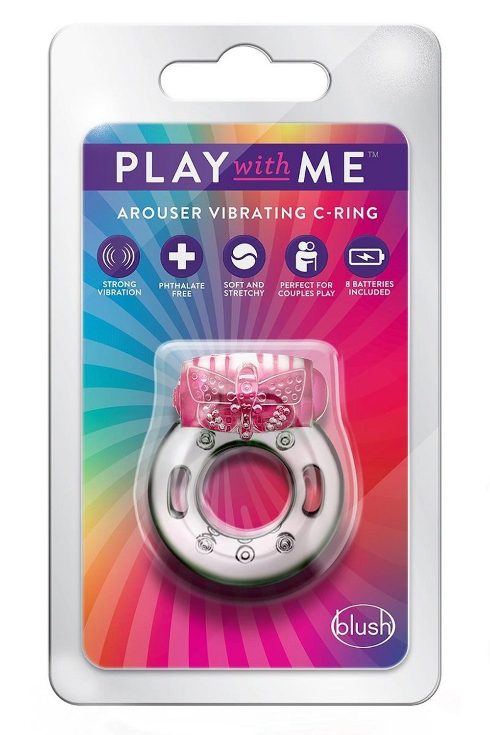 Эрекционное виброкольцо arouser vibrating c-ring