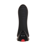 Черная насадка-эректор с пультом ду vibrating girth enhancer