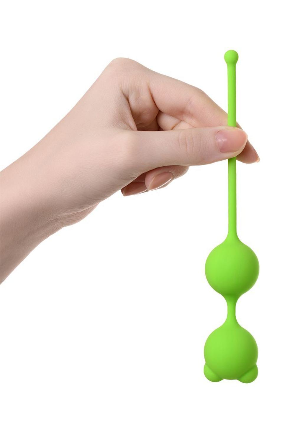 Зеленые вагинальные шарики a-toys с ушками