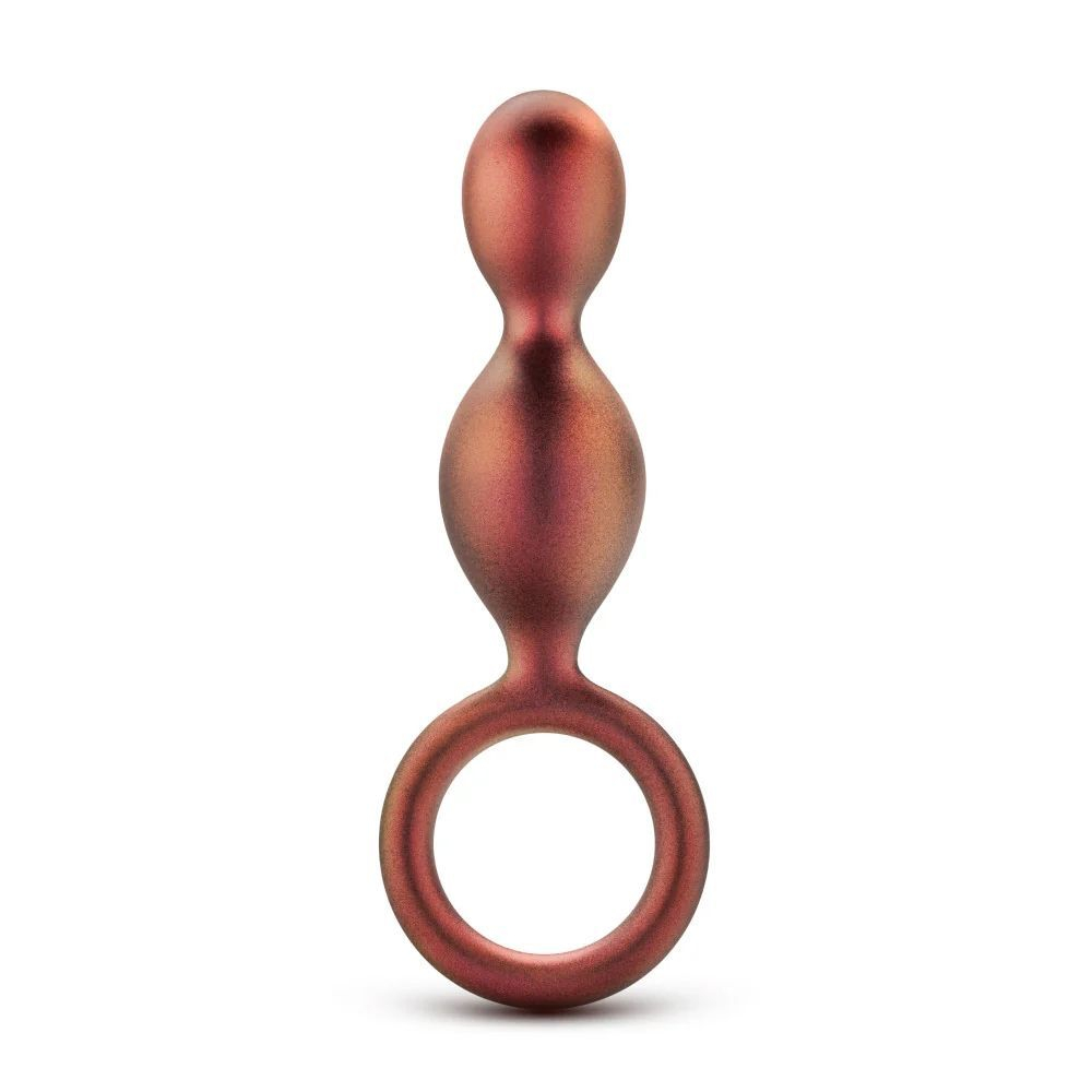 Анальная виброёлочка triplet anal beads - 14 см.