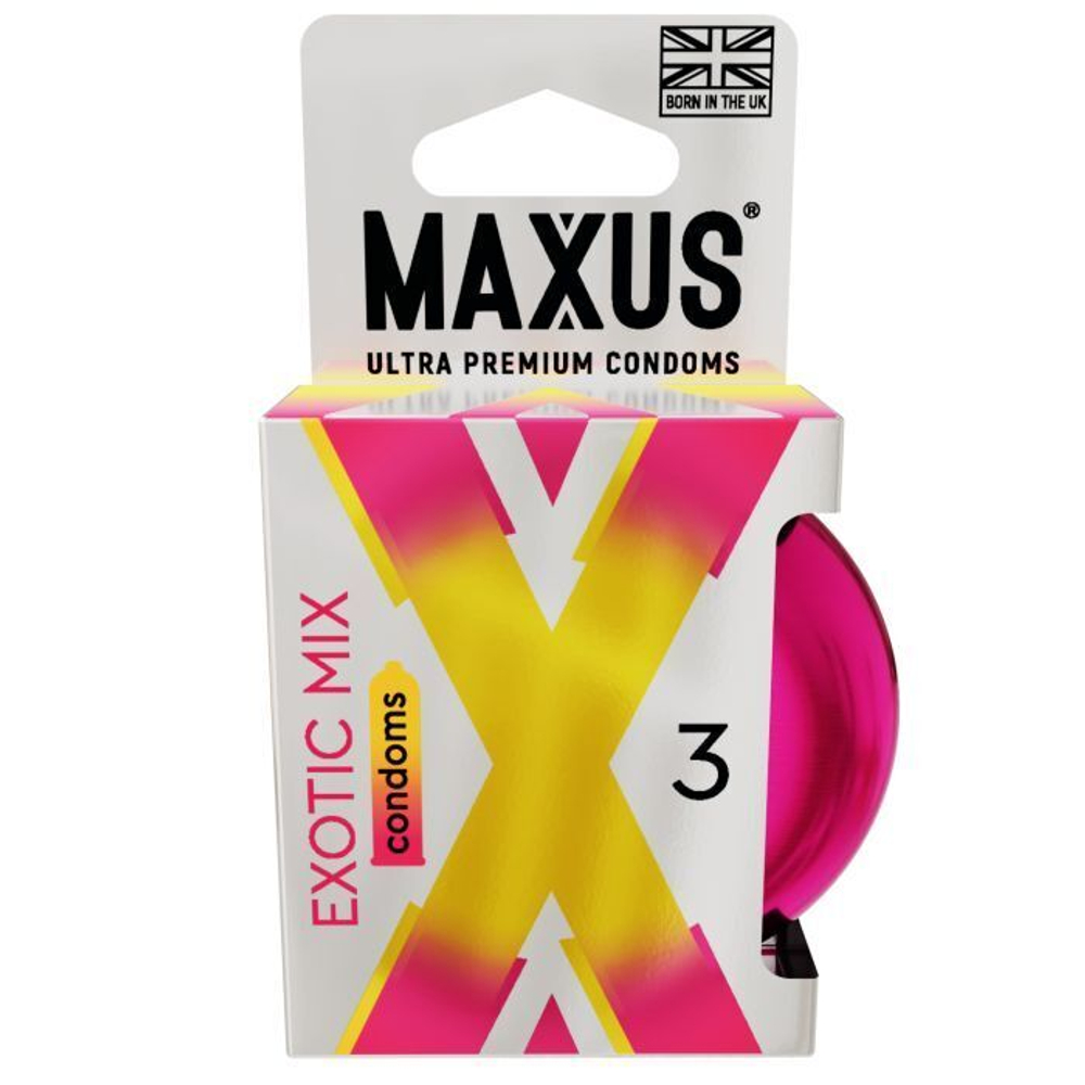 Ароматизированные презервативы maxus exotic mix