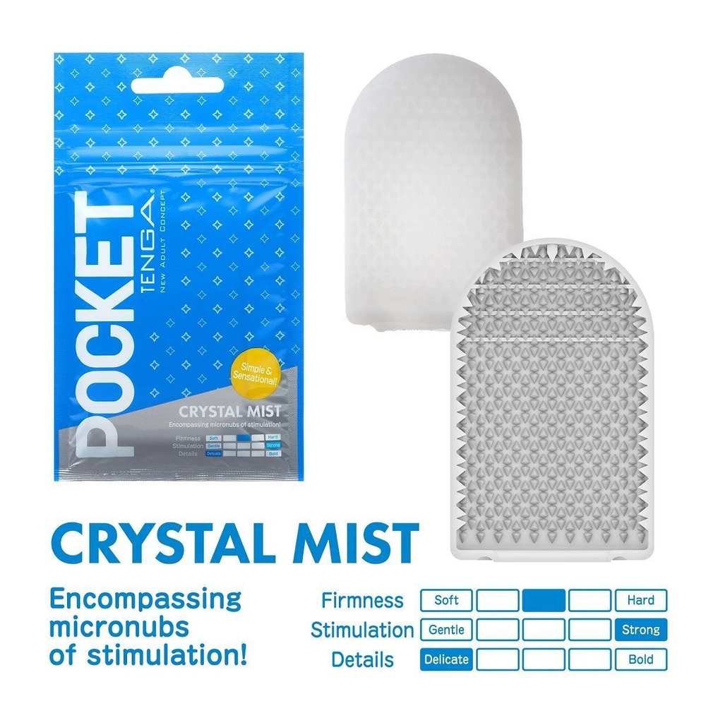 Карманный мастурбатор crystal mist