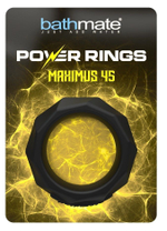 Черное эрекционное кольцо maximus