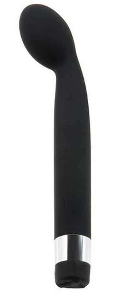 Чёрный g-стимулятор с вибрацией scarlet g - 21 см.