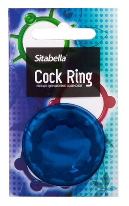 Эрекционное латексное кольцо с рельефом
