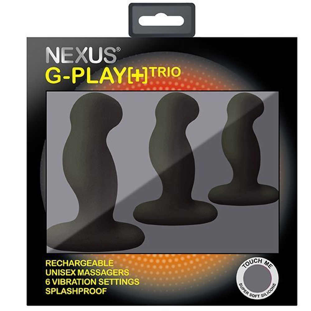 Набор из 3 цветных вибровтулок Nexus G-Play+ Trio