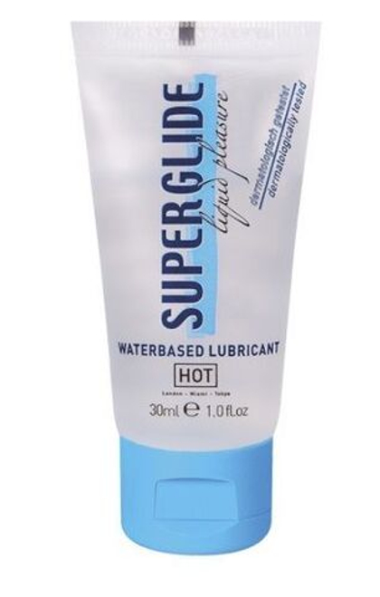 Гель-смазка на водной основе для чувствительной кожи Superglide