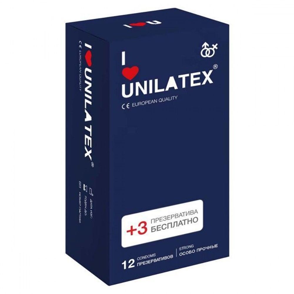 Ультрапрочные презервативы Unilatex Extra Strong