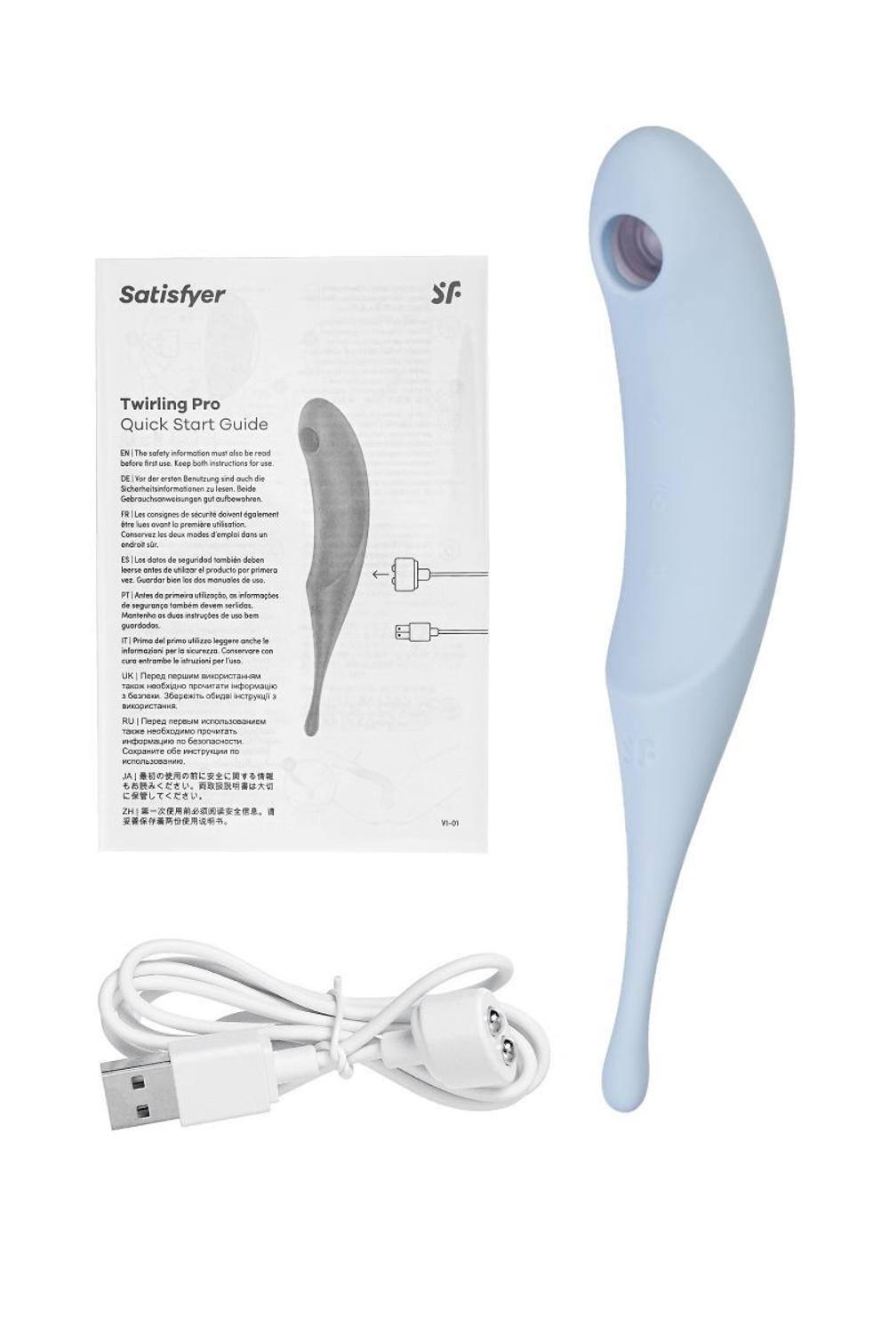 Вакуум-волновой стимулятор клитора satisfyer twirling pro