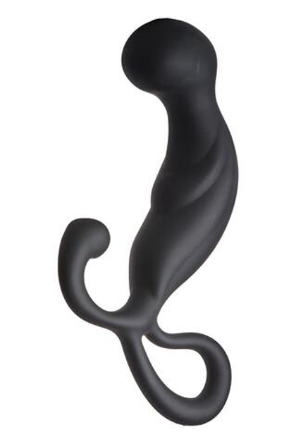 Черный массажер простаты fantasstic prostate stimulator - 13,5 см.