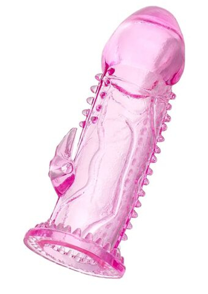 Насадка на пенис с шипиками и коготком - 13,5 см.