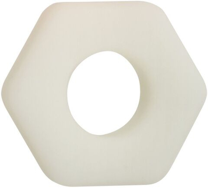 Белое люминесцентное эрекционное кольцо glow-in-the-dark liquid silicone prolong sexagon ring