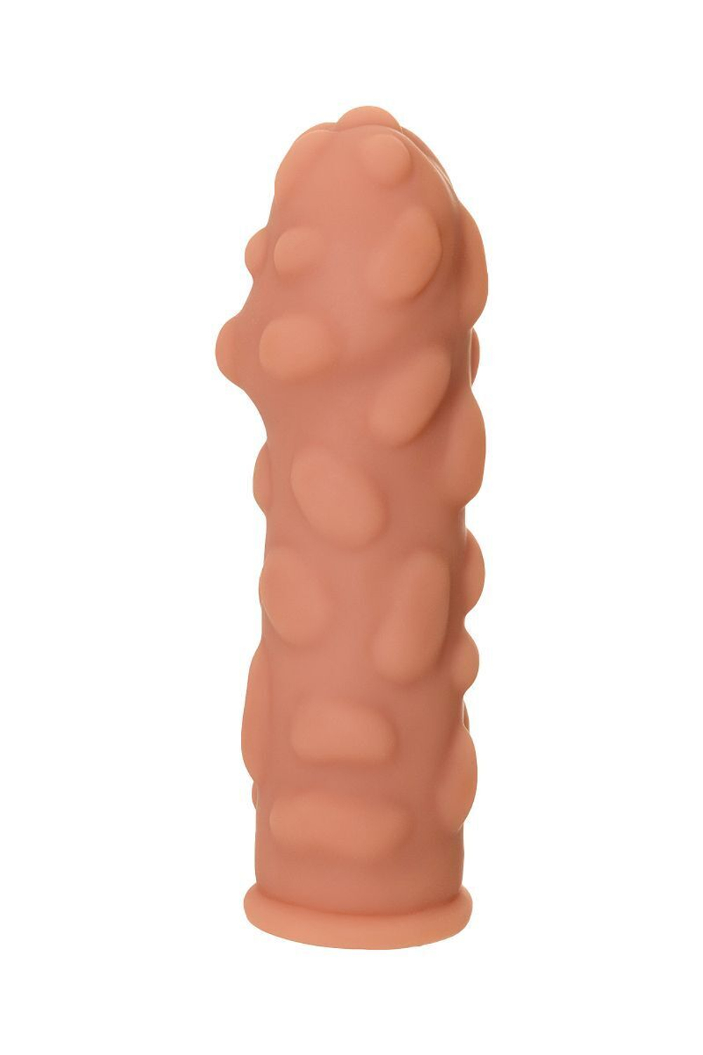 Телесная насадка на фаллос с крупными бугорками extreme sleeve 011 s-size - 12,7 см.