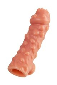 Насадка на фаллос с крупными бугорками cock sleeve 003 size l - 17,6 см.