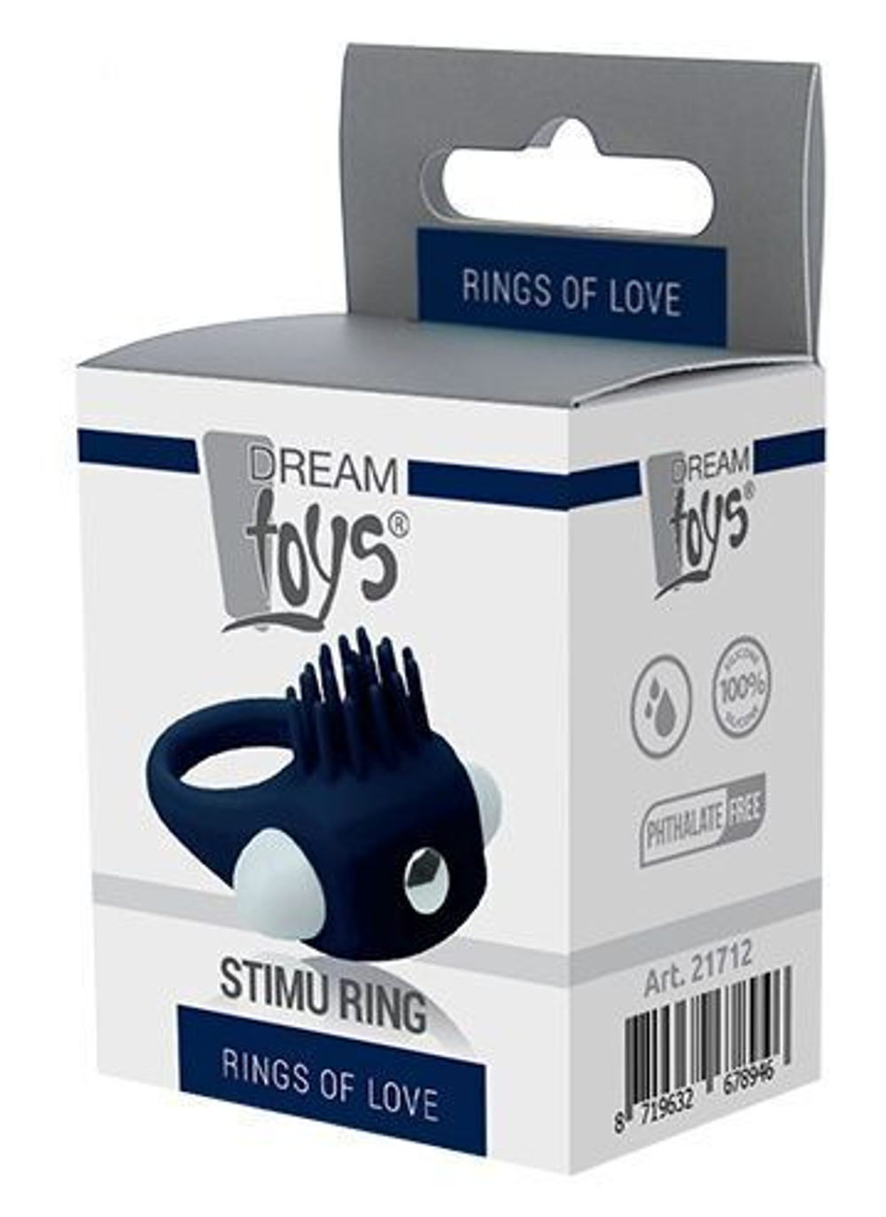 Эрекционное кольцо lit-up silicone stimu ring
