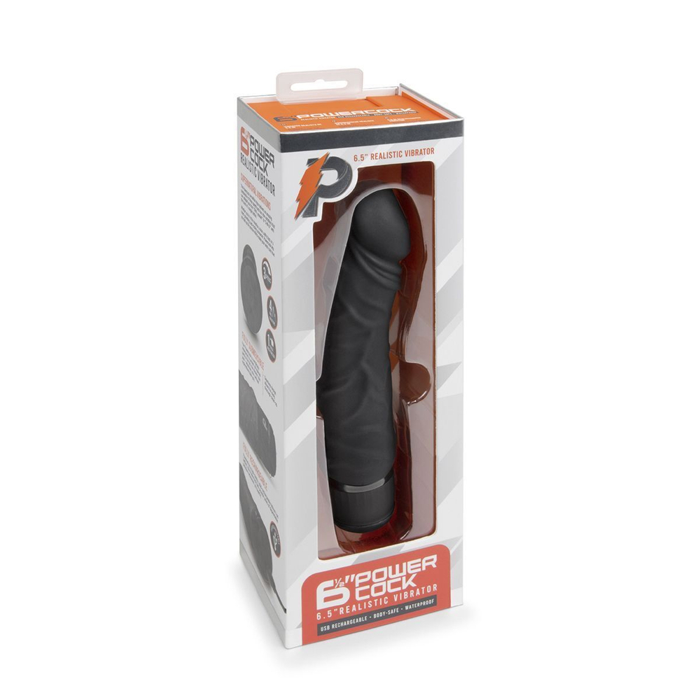 Вибратор-реалистик 6.5 Girthy Realistic Vibrator - 19 см.