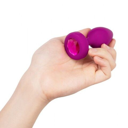 Анальная вибровтулка с кристаллом Vibrating Jewel Plug