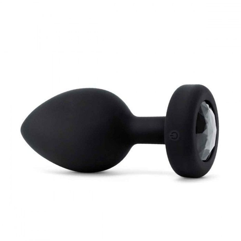 Анальная вибровтулка с кристаллом Vibrating Jewel Plug