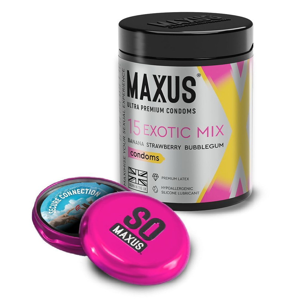 Ароматизированные презервативы maxus Exotic Mix