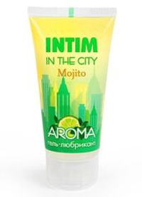 Увлажняющий лубрикант Intim Aroma с ароматом мохито - 60 гр.