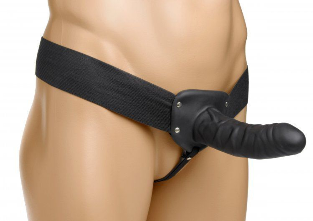 Полый страпон erection assist - 15,2 см.