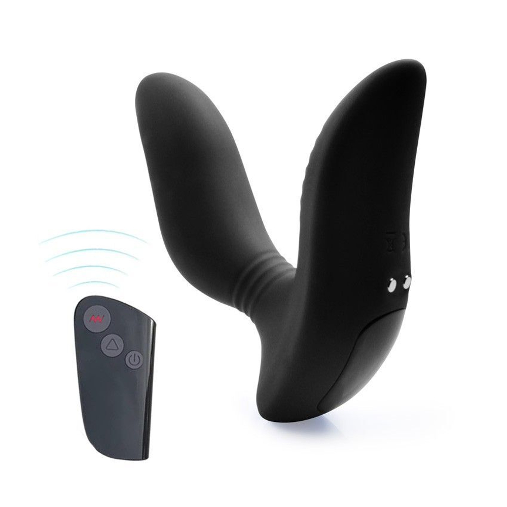 Вибромассажер простаты 3,5’’ remote control curve p-spot massager - 12 см.