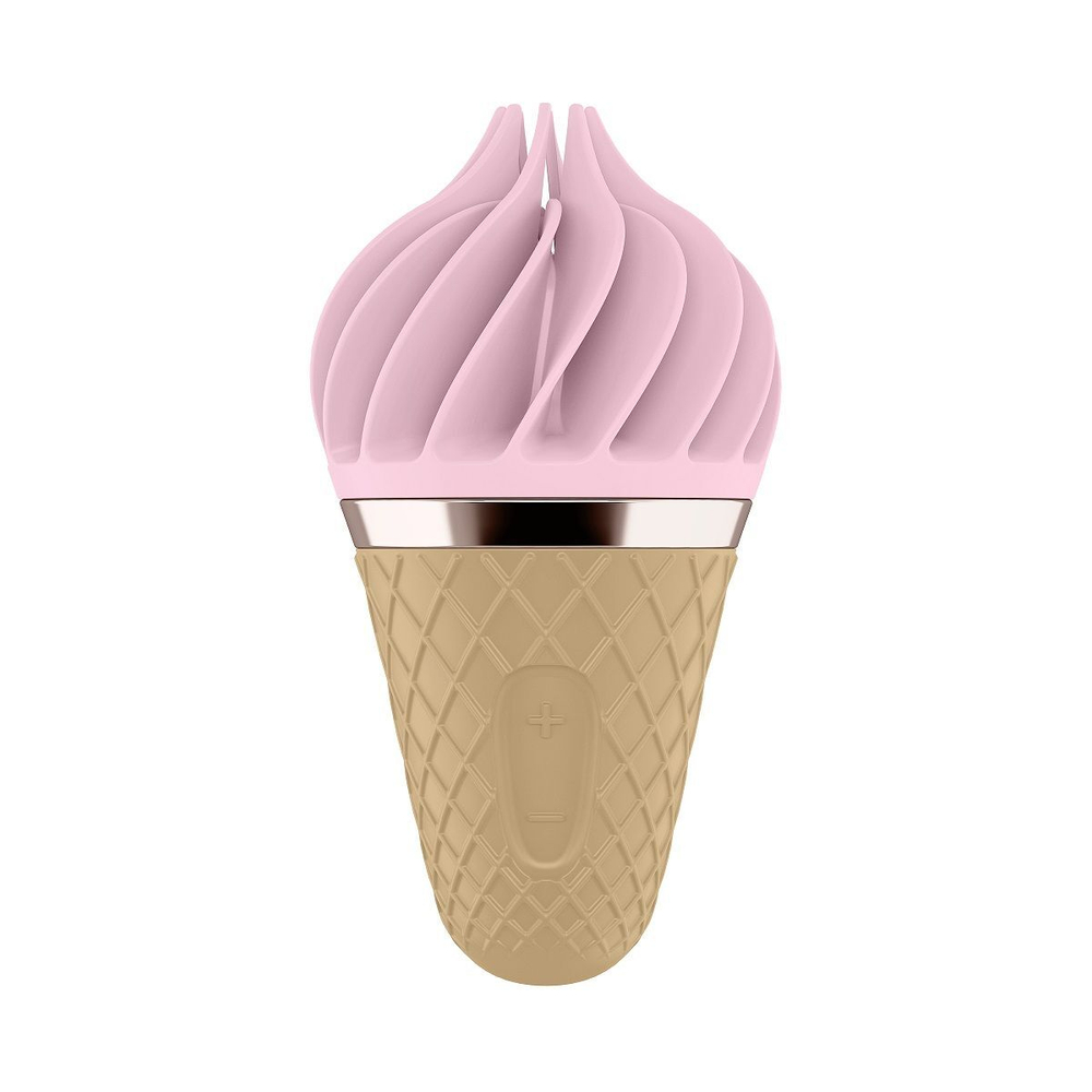 Вибратор-спиннер с лепестками satisfyer sweet treat