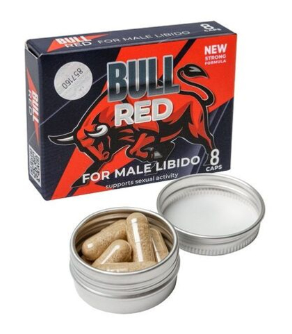 Пищевой концентрат для мужчин bull red - 8 капсул
