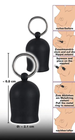 Помпы для сосков black velvets nipple suckers
