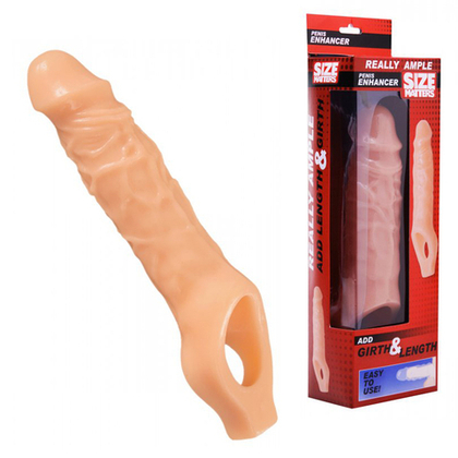 Насадка, увеличивающая длину и диаметр пениса, size matters - 16,5 см.