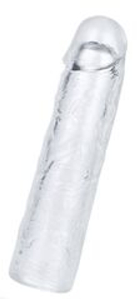 Прозрачная насадка-удлинитель flawless clear penis sleeve add 2 - 19 см.