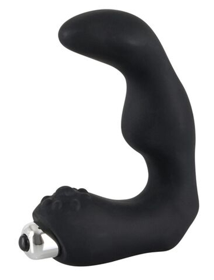 Чёрный вибростимулятор простаты rebel
