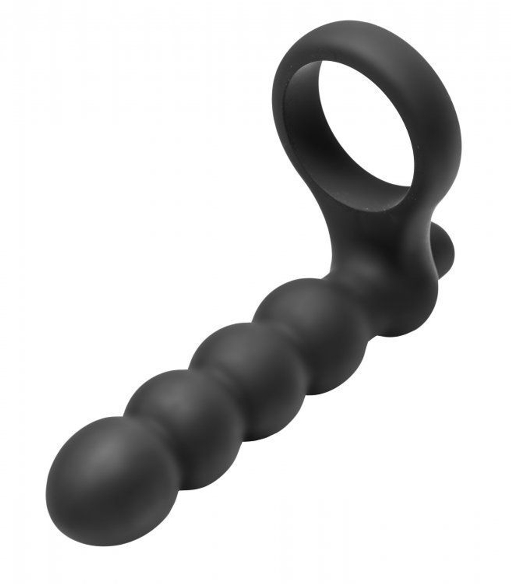 Насадка для двойного проникновения double fun cock ring with double penetration vibe