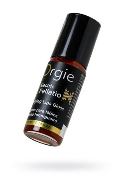 Блеск для губ с виброэффектом orgie sexy vibe electric fellatio - 10 мл.
