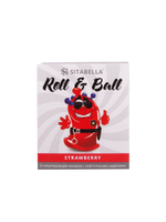 Стимулирующий презерватив-насадка roll & ball с ароматом