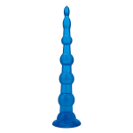 Голубая анальная елочка на присоске anal beads with suction base