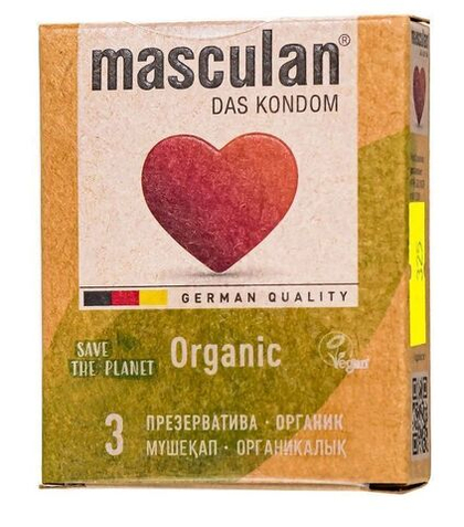 Экологически чистые презервативы Masculan Organic