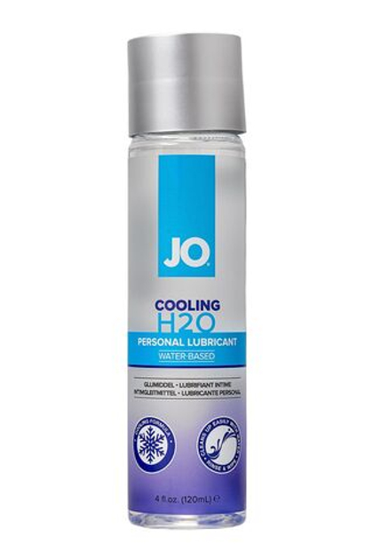 Охлаждающий лубрикант на водной основе JO Personal Lubricant H2O Cooling - 120 мл.