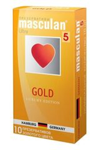 Презервативы masculan gold с ароматом
