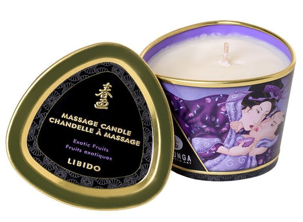 Массажная свеча shunga с ароматом