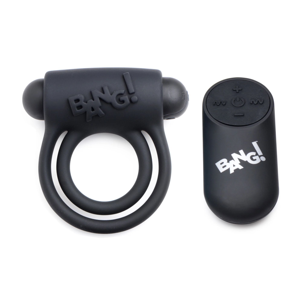 Эрекционное виброкольцо 28x remote control vibrating cock ring & bullet
