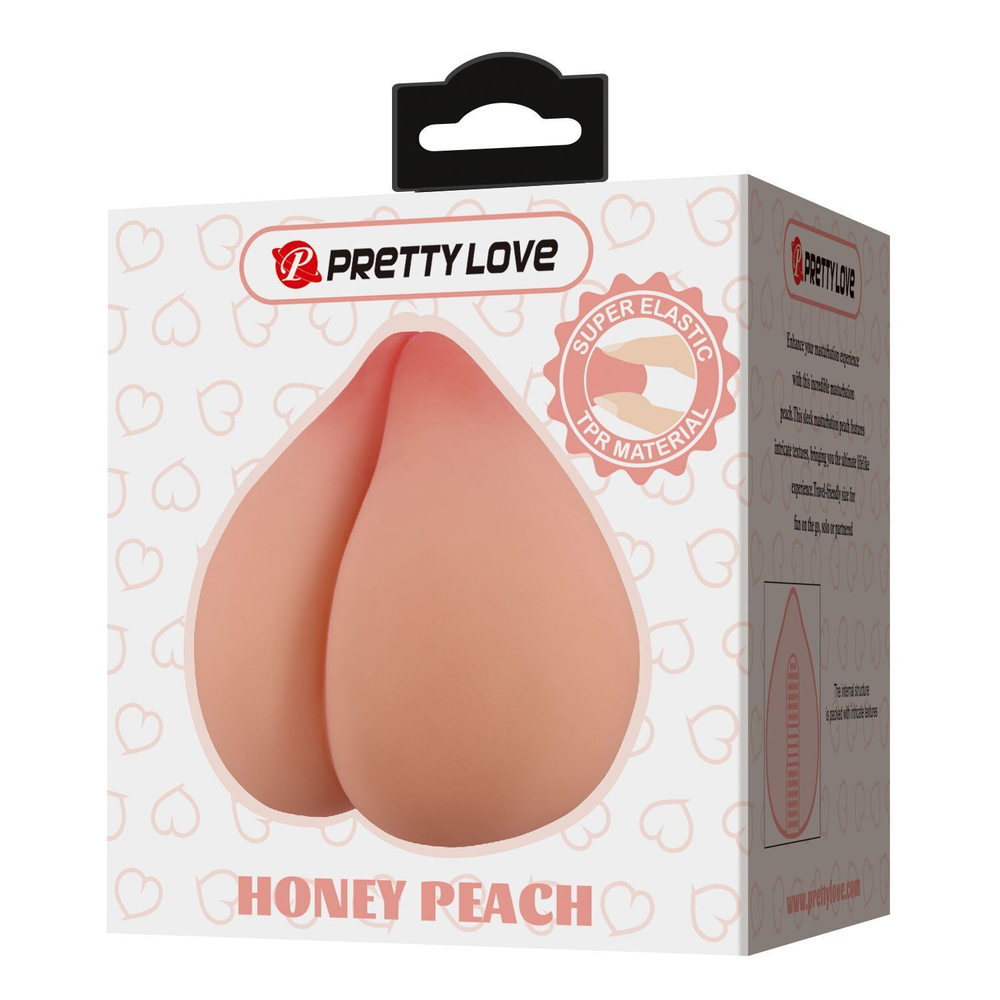 Реалистичный телесный мастурбатор с нежной текстурой Honey Peach
